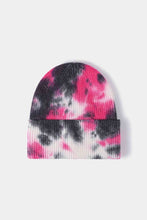 Load image into Gallery viewer, Tie-Dye Cuffed Rib-Knit Beanie Hat
