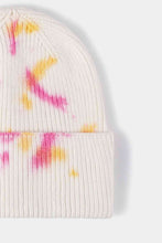 Load image into Gallery viewer, Tie-Dye Cuffed Rib-Knit Beanie Hat
